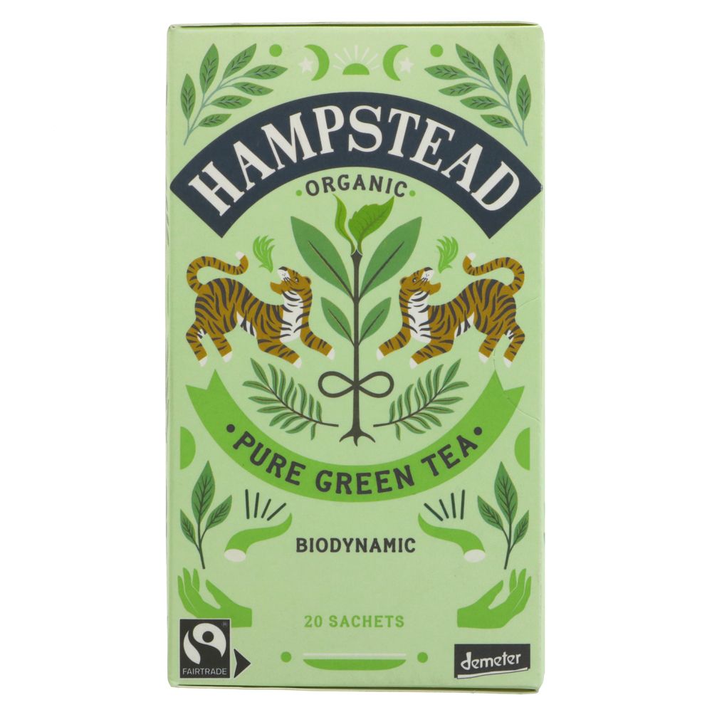 Hampstead Tea - Clean Green - 20 bags - Vegetropolis Organic Fruit and Veg Delivery Service