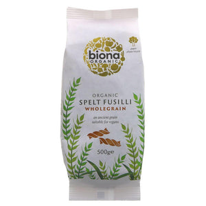 Pasta Fusilli - Wholegrain Spelt - 500g - Vegetropolis Organic Fruit and Veg Delivery Service